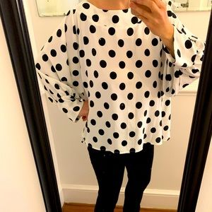 COPY - Stunning Polka Dot Top  - Large